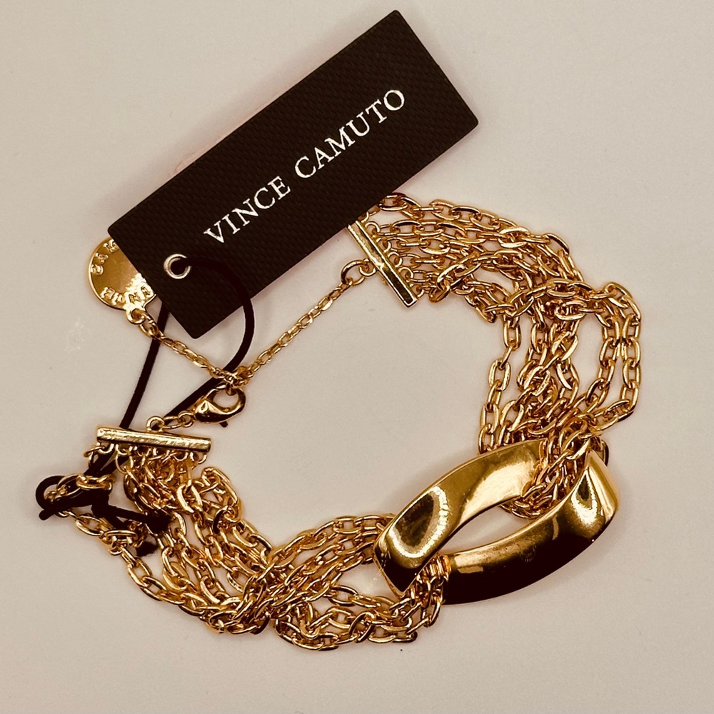 Vince Camuto Multi-Strand Gold Bracelet